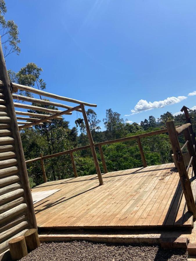 Cabana Rustica Logcabin Osorio Eksteriør billede