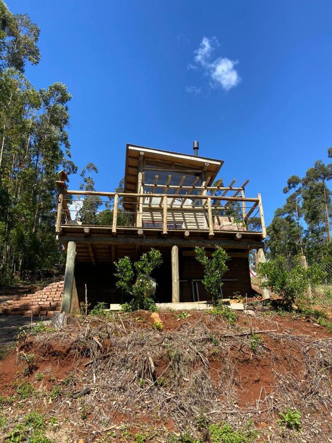 Cabana Rustica Logcabin Osorio Eksteriør billede