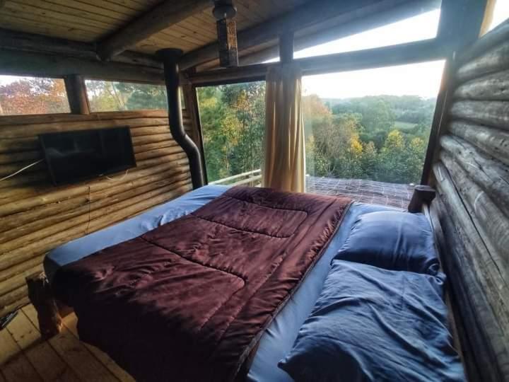 Cabana Rustica Logcabin Osorio Eksteriør billede